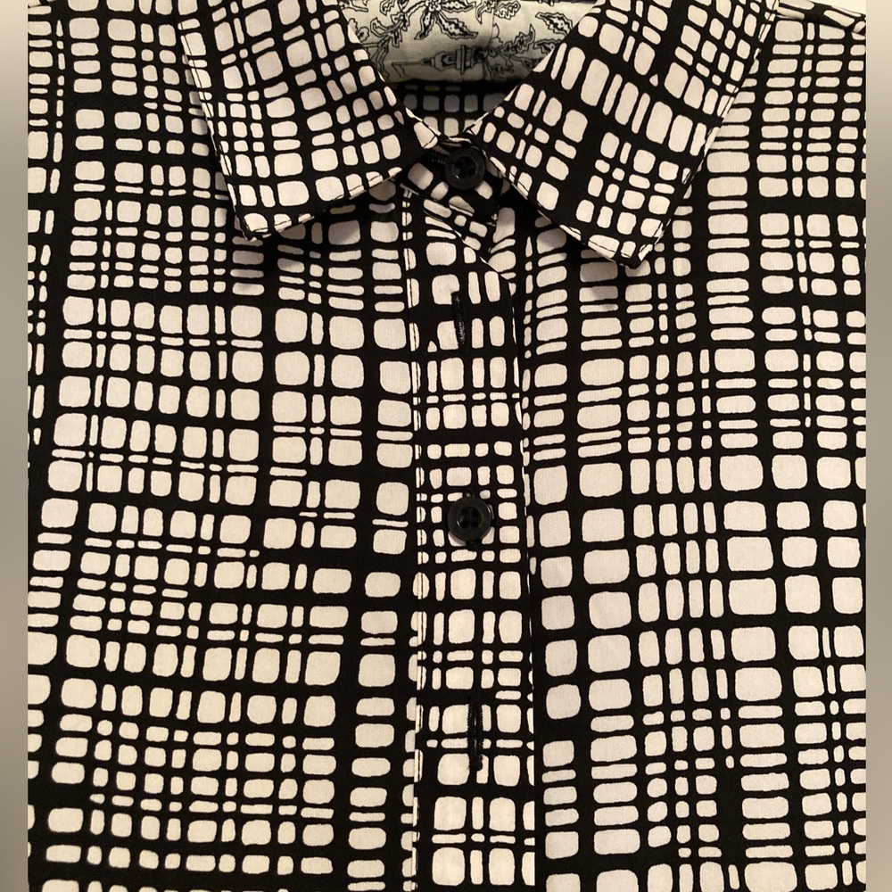 CALVIN KLEIN Shirtdress! Timeless! Sz 4 - Picture 4 of 13
